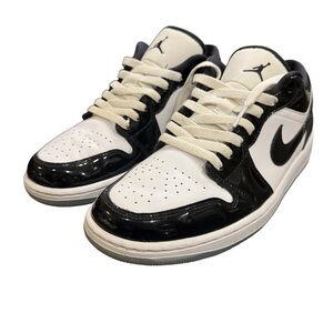 Air Jordan 1 Low SE Concord Black White Patent Leather Men’s Size 10 DV1309-100